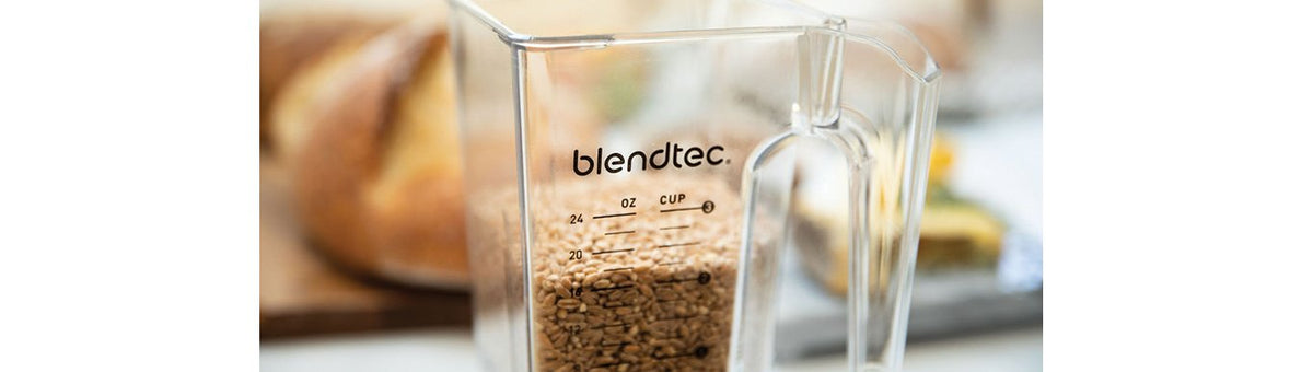 Blendtec 75 oz FourSide Commercial Jar - Four-Sided Replacement Blender Jar  - Compatible with Most Blendtec Blenders - 32 oz Blending Capacity - Blue