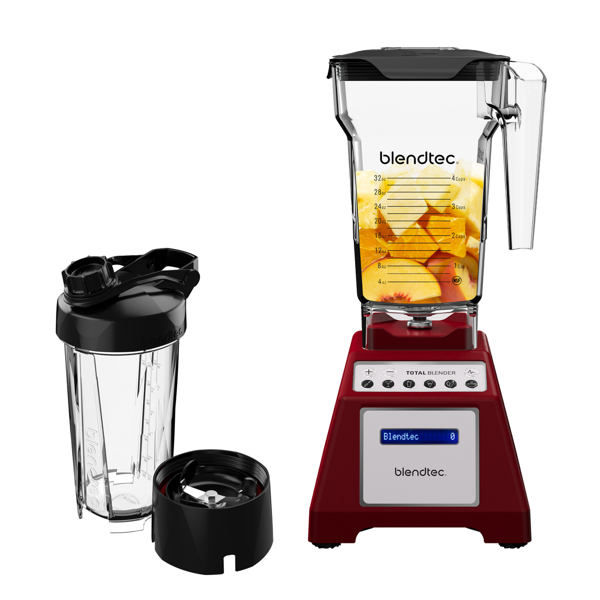 Blendtec Classic 575 FourSide Blender - Poppy