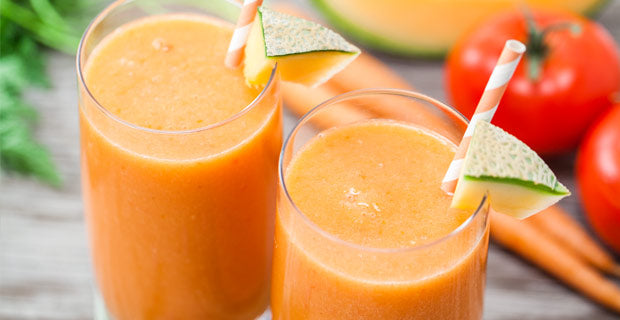 Cantaloupe Veggie Smoothie Recipe Blendtec Blender Recipe